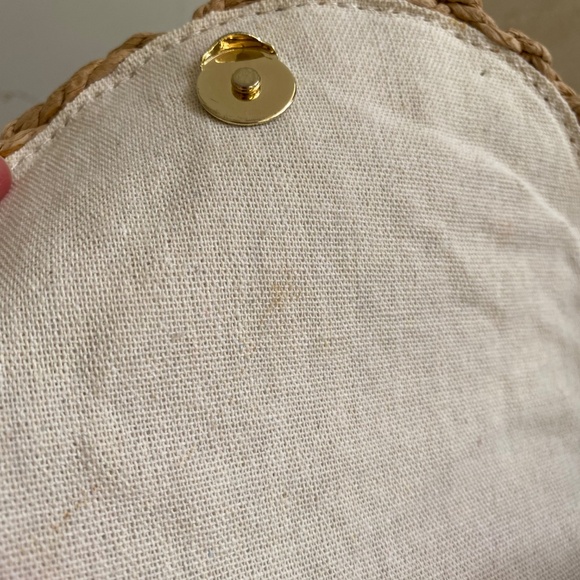 Porfois Crossbody Summer Vacation Beach Straw Lined Bag - Picture 10 of 14